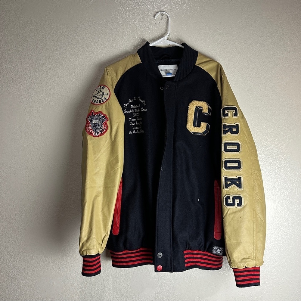 Crooks And Castles 2002 Trouble Maker Crew Vintage Jacket Size XL